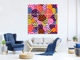 canvas-print-colorful-retro-circles