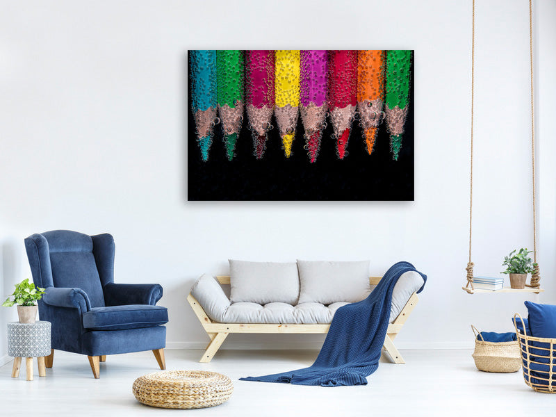 panoramic-3-piece-canvas-print-crayons-in-the-water
