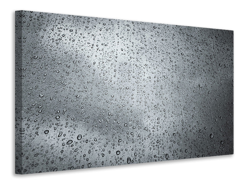 panoramic-3-piece-canvas-print-dark-raindrops-on-the-wall
