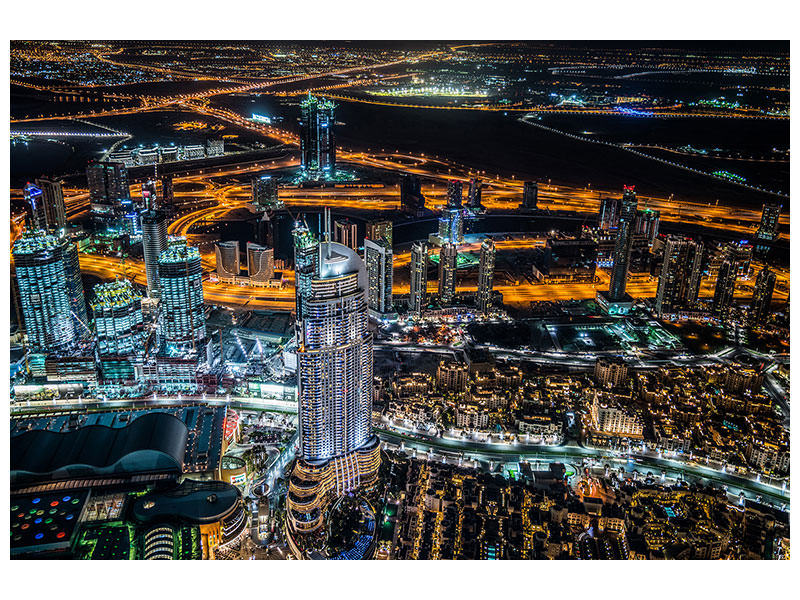 panoramic-3-piece-canvas-print-dubai-night