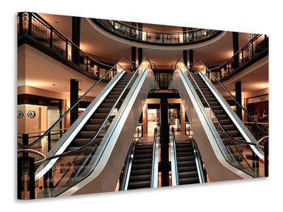 modern-3-piece-canvas-print-escalator-in-shopping-mall