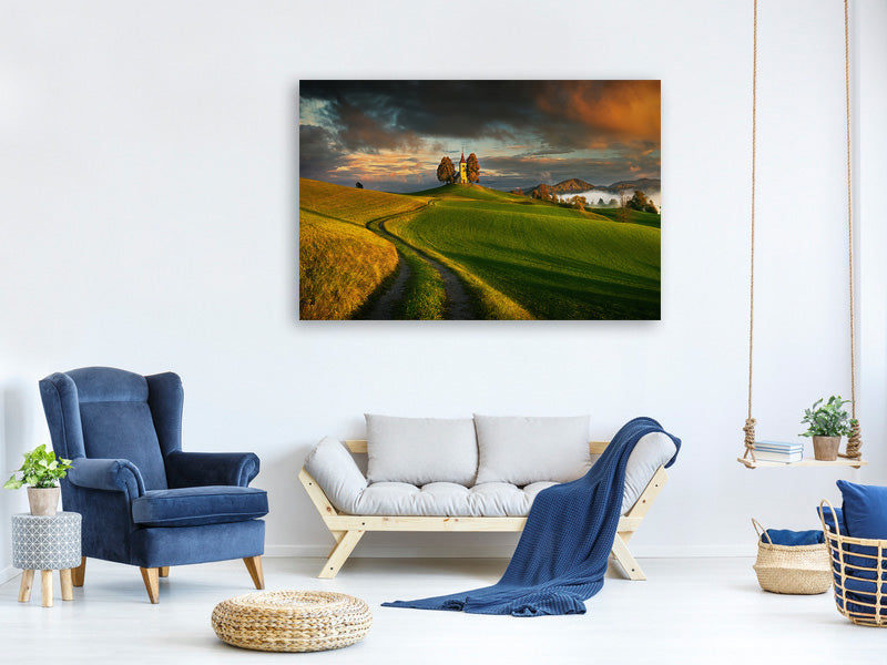 panoramic-canvas-print-evening-light-ii