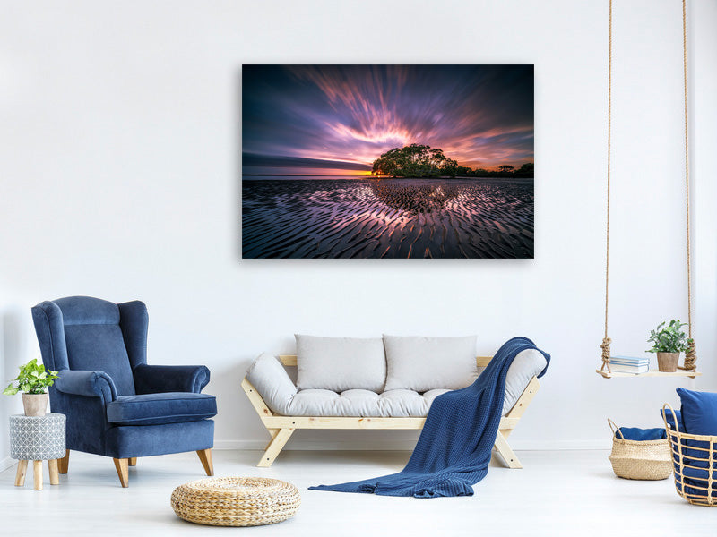 panoramic-3-piece-canvas-print-fascinating-landscape-by-the-sea