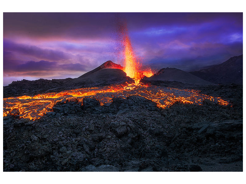 modern-4-piece-canvas-print-fire-at-blue-hour