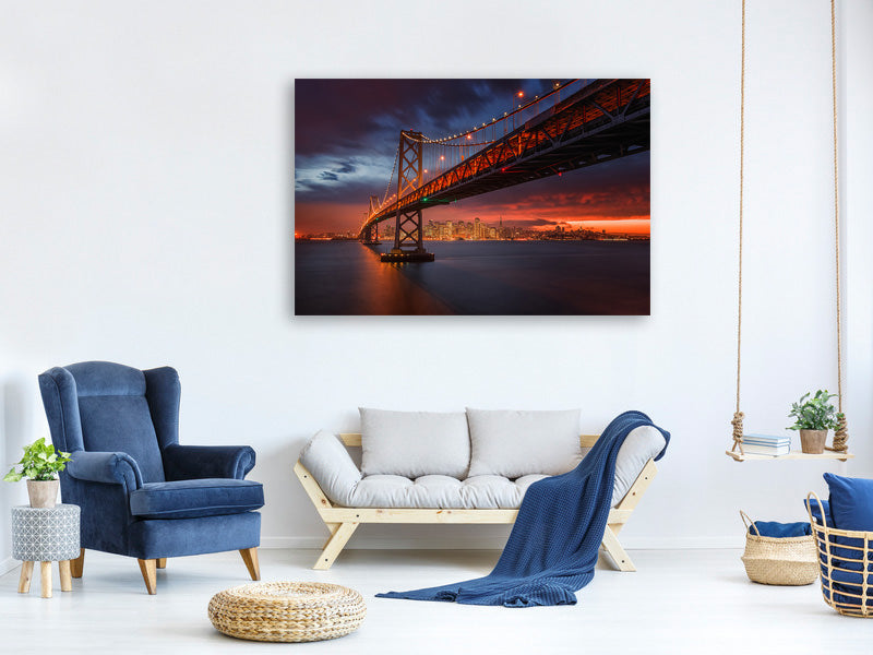 modern-4-piece-canvas-print-fire-over-san-francisco