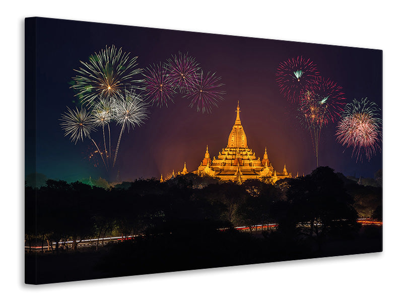 panoramic-canvas-print-fireworks-at-the-temple