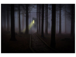 5-piece-canvas-print-fog-in-the-forest