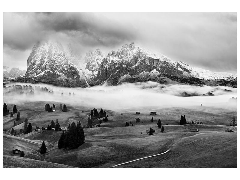 modern-4-piece-canvas-print-foggy-dolomites