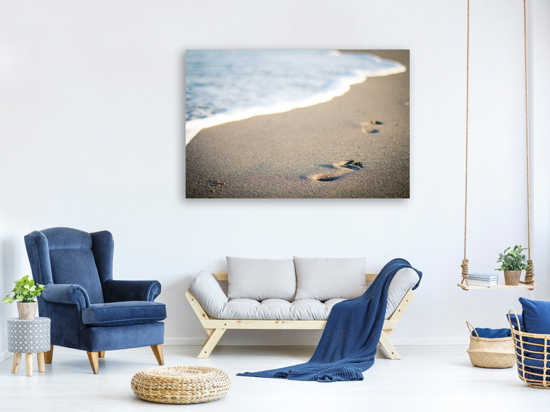 4-piece-canvas-print-footprints-in-the-sand-on-the-beach
