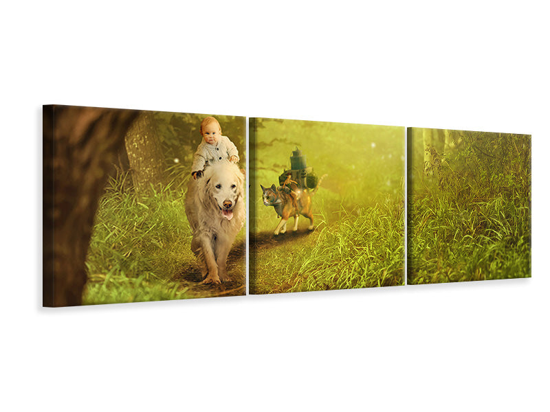 3-piece-canvas-print-forest-excursion