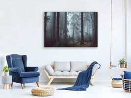 5-piece-canvas-print-forest-in-the-fog