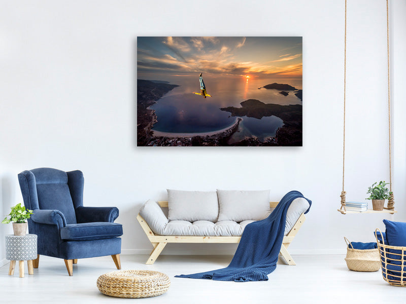 panoramic-3-piece-canvas-print-freefalling-with-guillaume-galvani