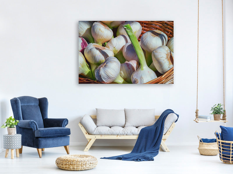 4-piece-canvas-print-fresh-garlic