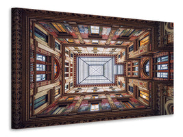 panoramic-3-piece-canvas-print-galleria-sciarra-rome