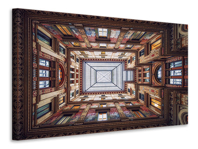 panoramic-3-piece-canvas-print-galleria-sciarra-rome