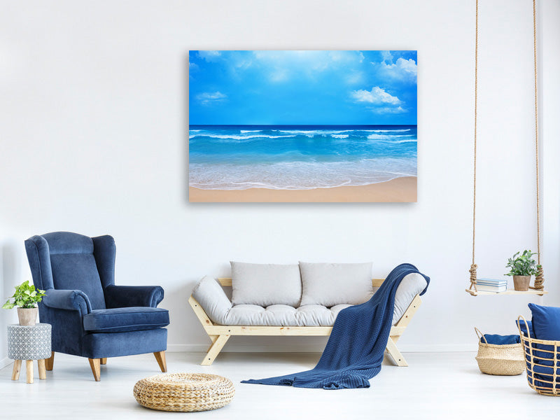 4-piece-canvas-print-gentle-beach-waves