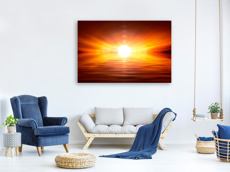 panoramic-canvas-print-glowing-sunset