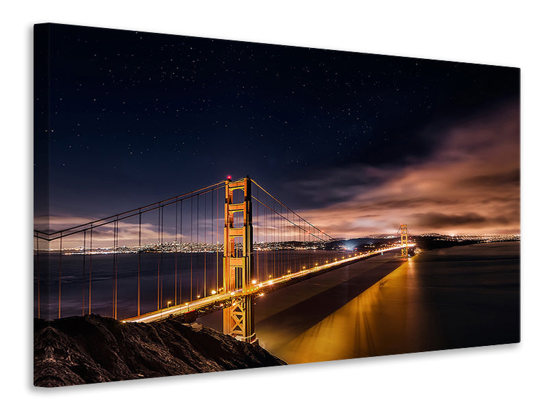 5-piece-canvas-print-golden-gate-to-stars