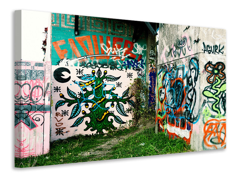 5-piece-canvas-print-graffiti-in-the-backyard