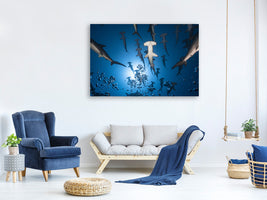 3-piece-canvas-print-hammerhead-shark