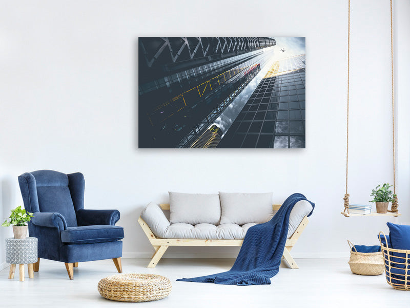 modern-3-piece-canvas-print-helicopter-over-skyscraper