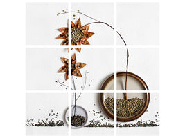 4-piece-canvas-print-herbarium