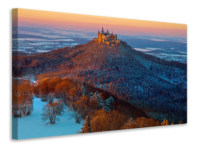 4-piece-canvas-print-hohenzollern-in-winter-mood