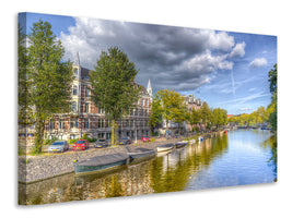 5-piece-canvas-print-idyllic-amsterdam