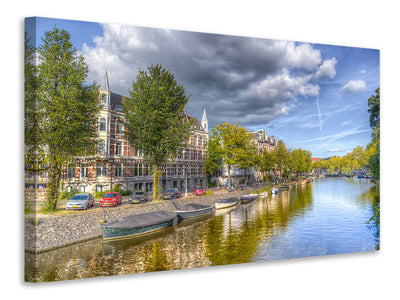 modern-4-piece-canvas-print-idyllic-amsterdam