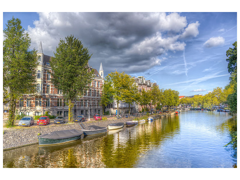 5-piece-canvas-print-idyllic-amsterdam