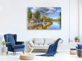 5-piece-canvas-print-idyllic-amsterdam