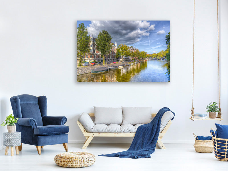 3-piece-canvas-print-idyllic-amsterdam