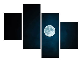 panoramic-3-piece-canvas-print-imposing-full-moon
