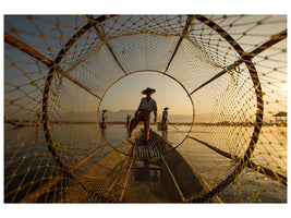 panoramic-canvas-print-inle-fisherman