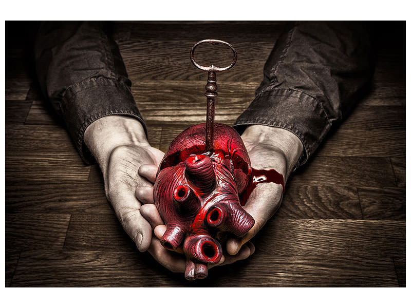 5-piece-canvas-print-key-to-my-heart