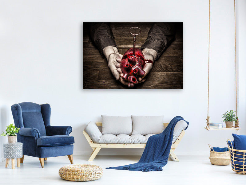 3-piece-canvas-print-key-to-my-heart