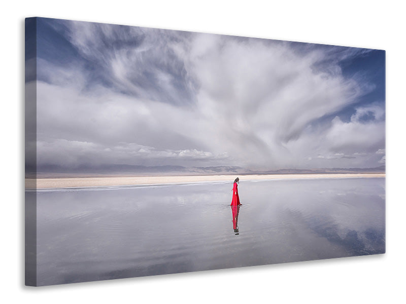5-piece-canvas-print-lady-in-red
