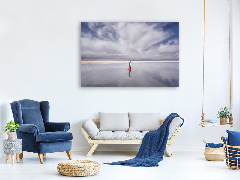 5-piece-canvas-print-lady-in-red