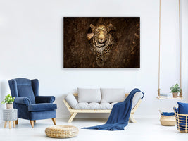 4-piece-canvas-print-leopard-resting-on-a-tree-at-masai-mara