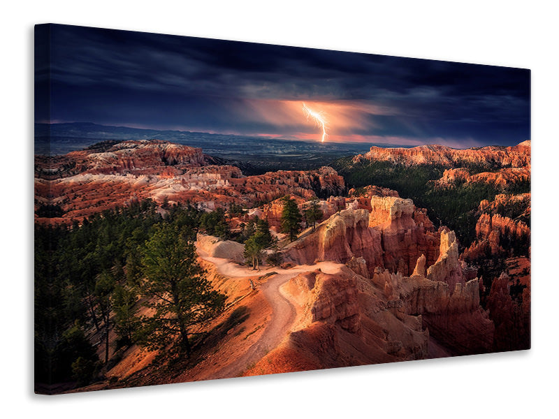 5-piece-canvas-print-lightning-over-bryce-canyon