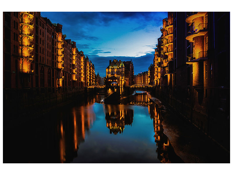 modern-4-piece-canvas-print-lights-from-hamburg