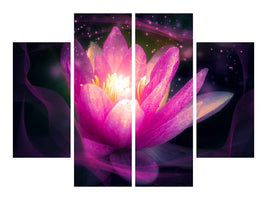 modern-4-piece-canvas-print-lily-in-the-light-play