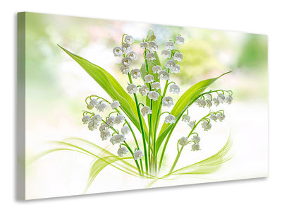 panoramic-3-piece-canvas-print-lily-of-the-valley-ii