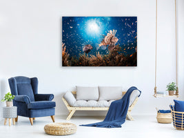 panoramic-3-piece-canvas-print-lionfish-ii