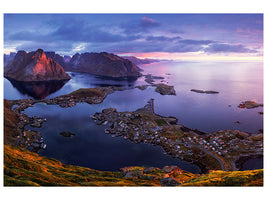 modern-4-piece-canvas-print-lofoten-sunrise