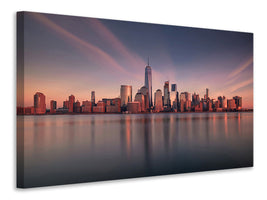 panoramic-3-piece-canvas-print-lower-manhattan-at-dusk