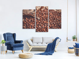 panoramic-3-piece-canvas-print-many-coffee-beans