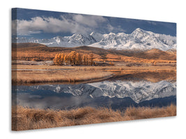 modern-4-piece-canvas-print-mirror-for-mountains-iii