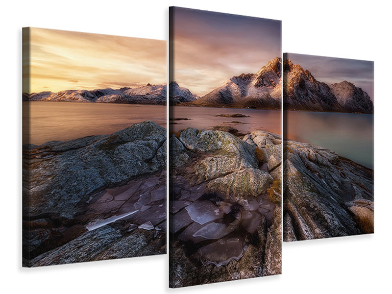 modern-3-piece-canvas-print-frozen-sunrise