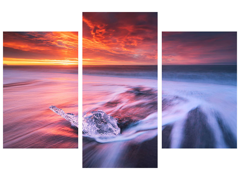 modern-3-piece-canvas-print-ice-and-fire-ii